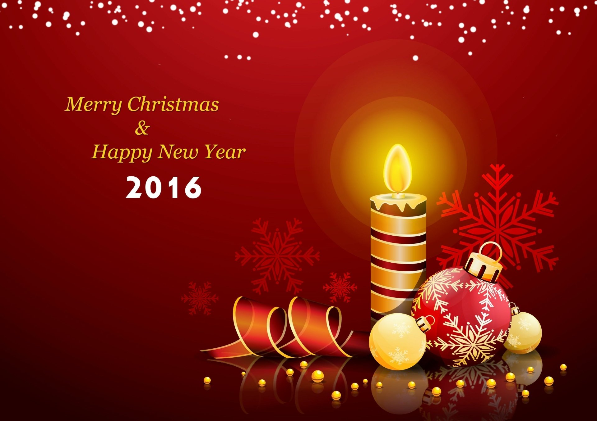 Download Christmas New Year Holiday New Year 2016 HD Wallpaper, image size:1920x1356