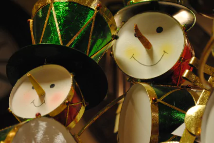 drum set christmas ornaments holiday Christmas HD Desktop Wallpaper | Background Image