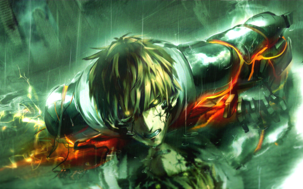Anime One-Punch Man Genos Fondo de pantalla HD | Fondo de Escritorio
