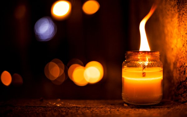 Photography Candle Night Light Flame Bokeh HD Wallpaper | Background Image