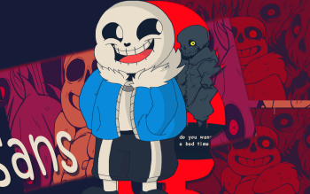 90 Sans Undertale 高清壁纸 桌面背景