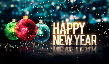 holiday New Year HD Desktop Wallpaper | Background Image
