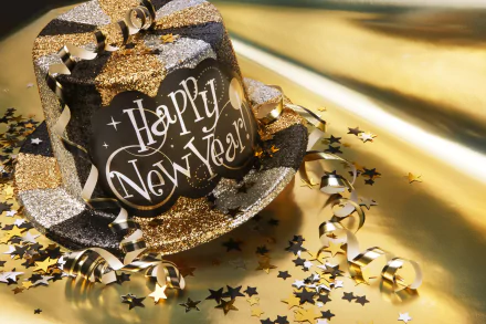 party hat holiday New Year HD Desktop Wallpaper | Background Image