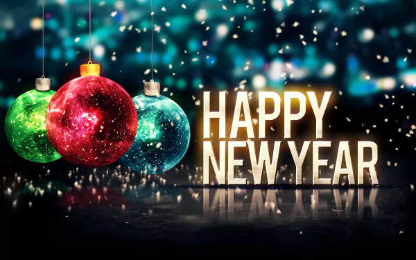 holiday New Year HD Desktop Wallpaper | Background Image