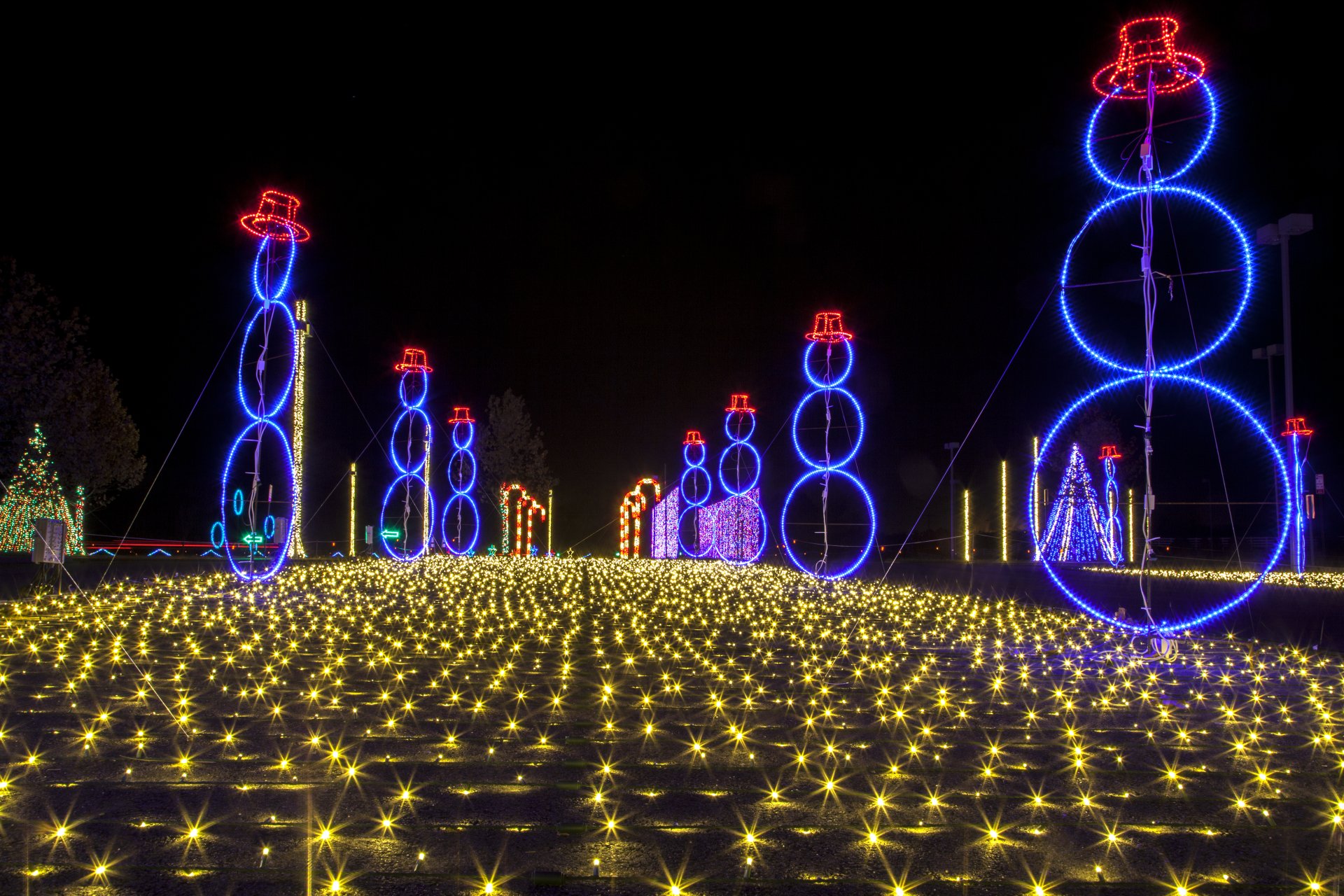 Download Christmas Lights Holiday Christmas 4k Ultra HD Wallpaper