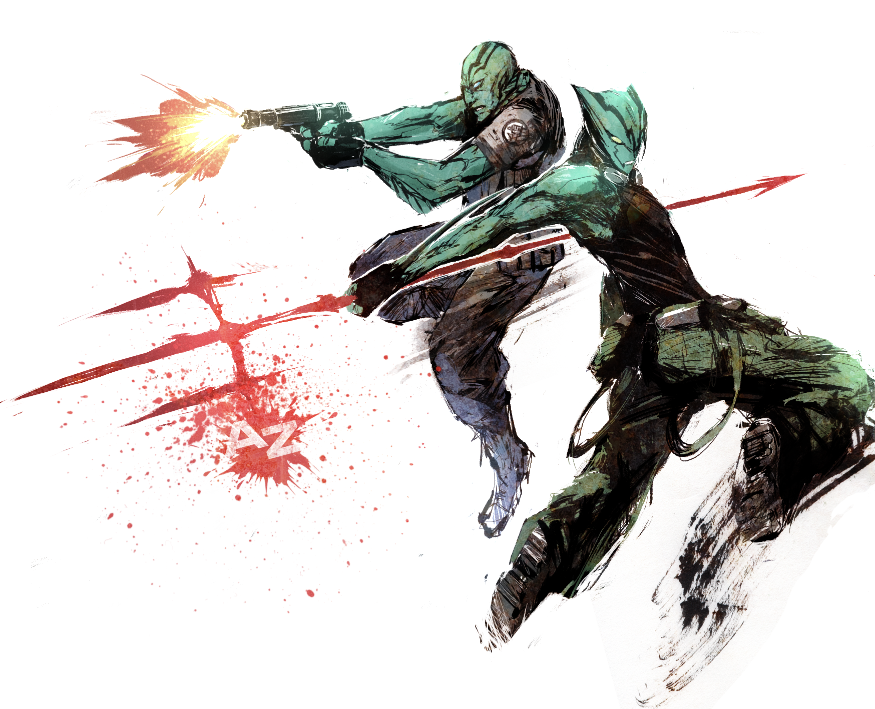 Download Zed O'Brien Abe Sapien Comic Hellboy Wallpaper