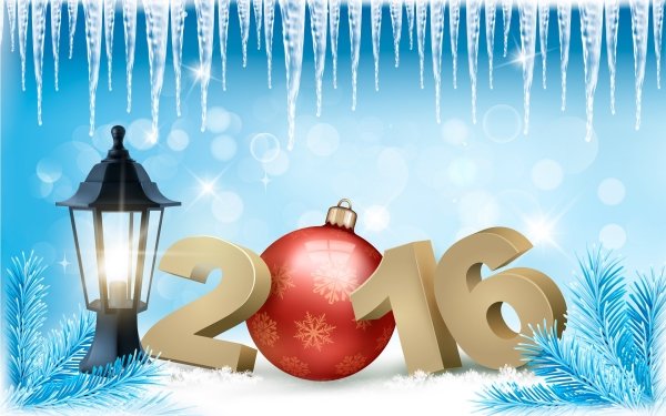 Holiday New Year 2016 Christmas Lantern HD Wallpaper | Background Image