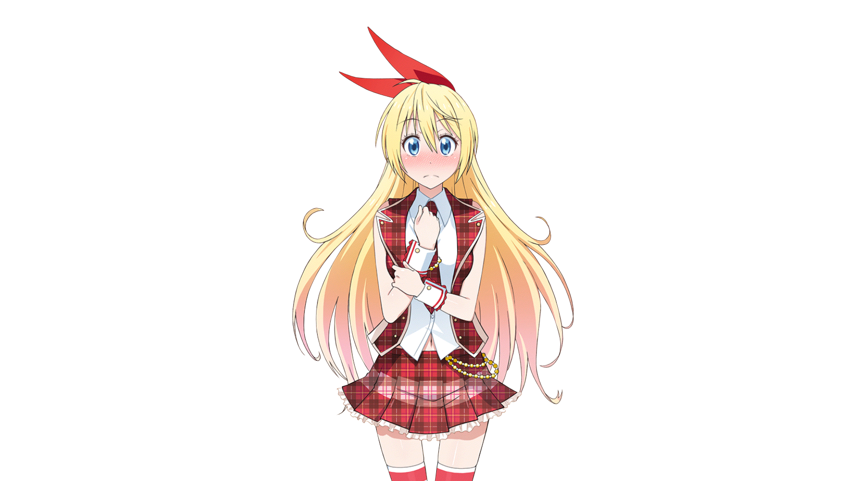 Download Blonde Blue Eyes Long Hair Blush Chitoge Kirisaki Anime Nisekoi Wallpaper 