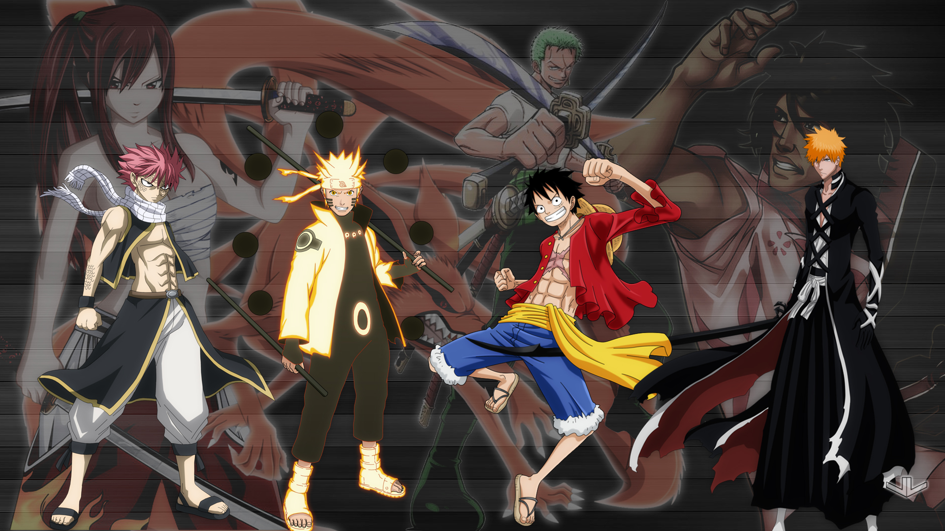 Anime Crossover HD Wallpaper