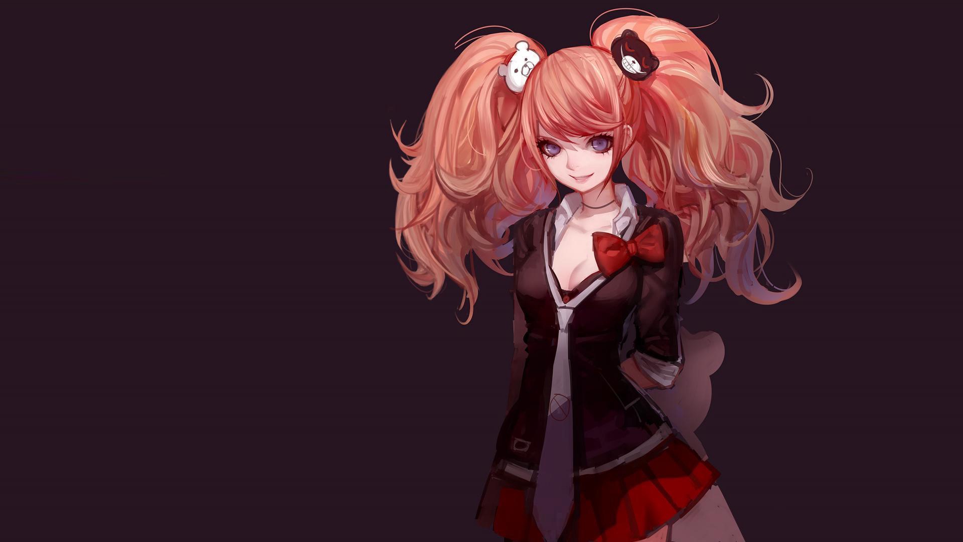 Junko Enoshima HD Wallpaper Danganronpa Anime Art