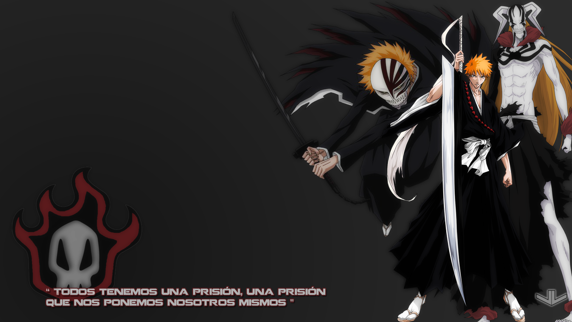 hollow ichigo mask wallpaper