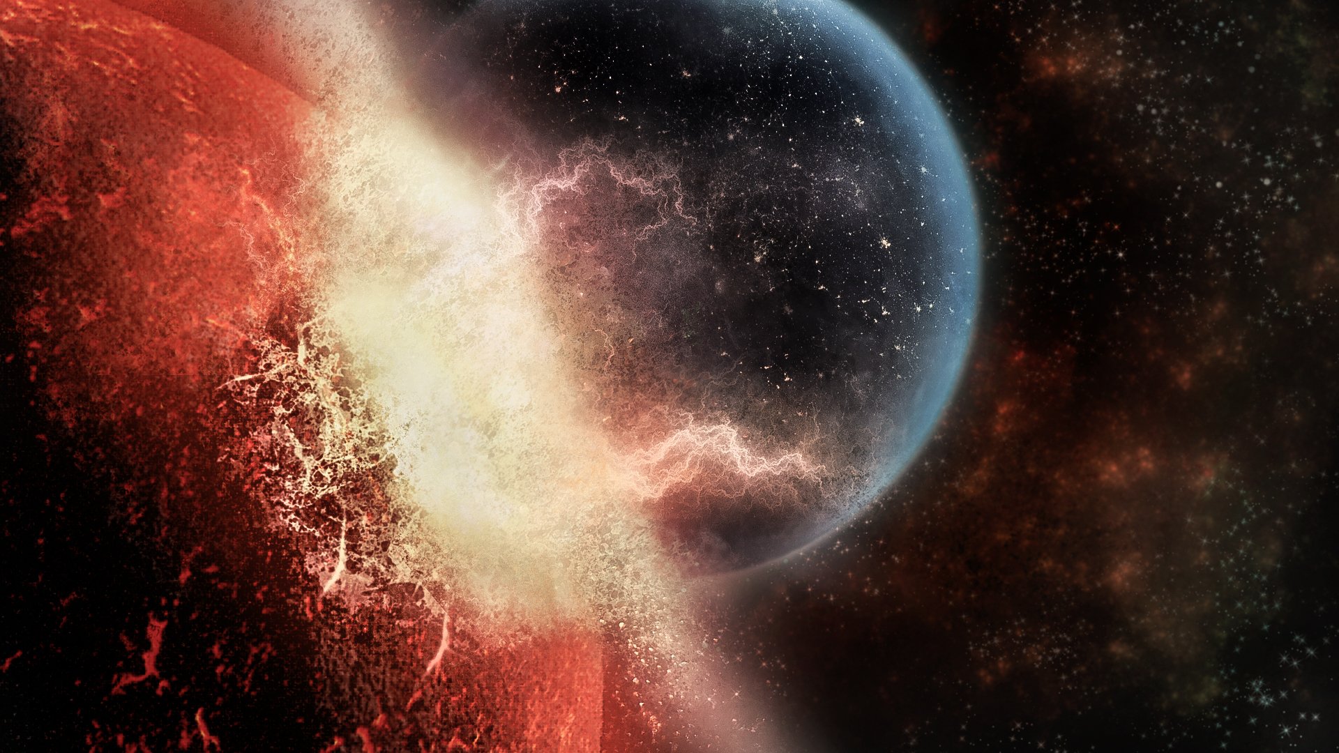 Worlds Collide HD Wallpaper | Background Image | 1920x1080 | ID:674915 ...