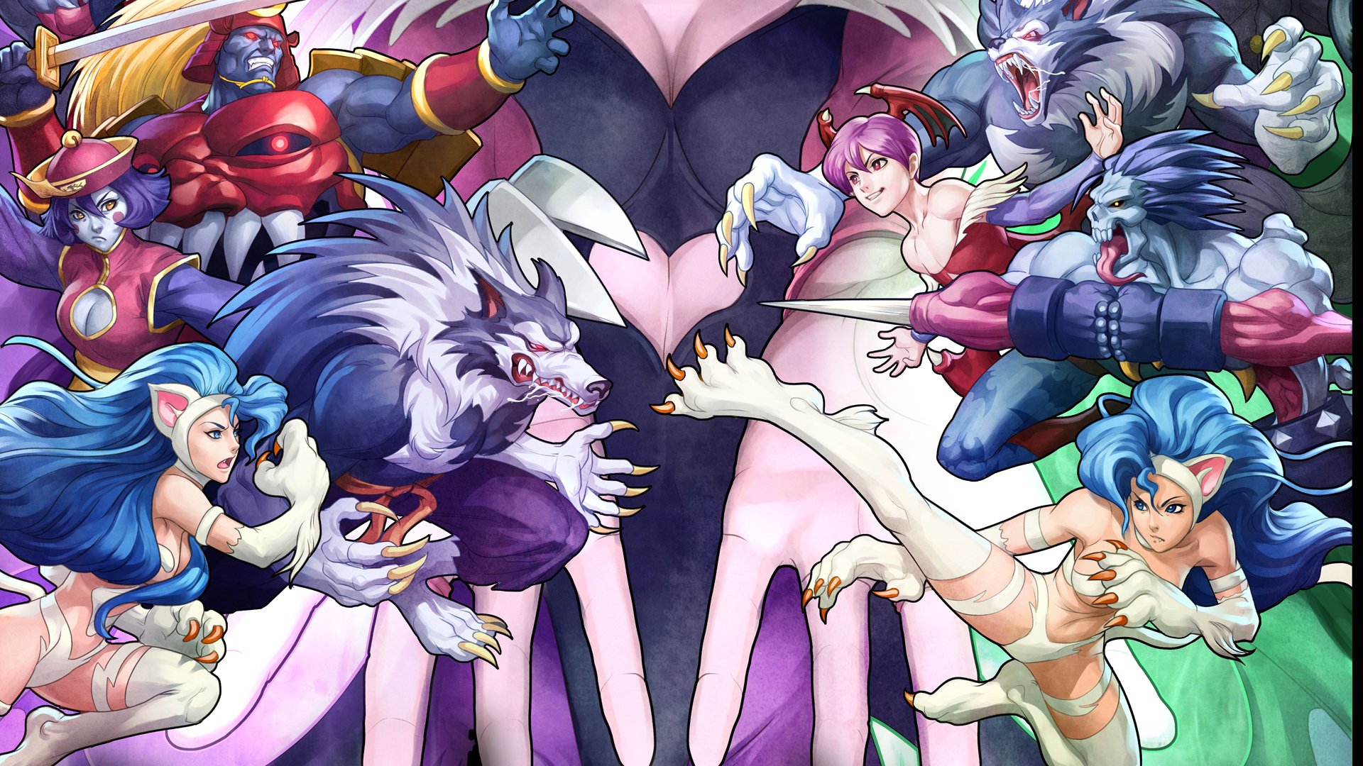 Download Video Game Darkstalkers Resurrection HD Wallpaper