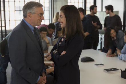Anne Hathaway Robert De Niro movie The Intern HD Desktop Wallpaper | Background Image