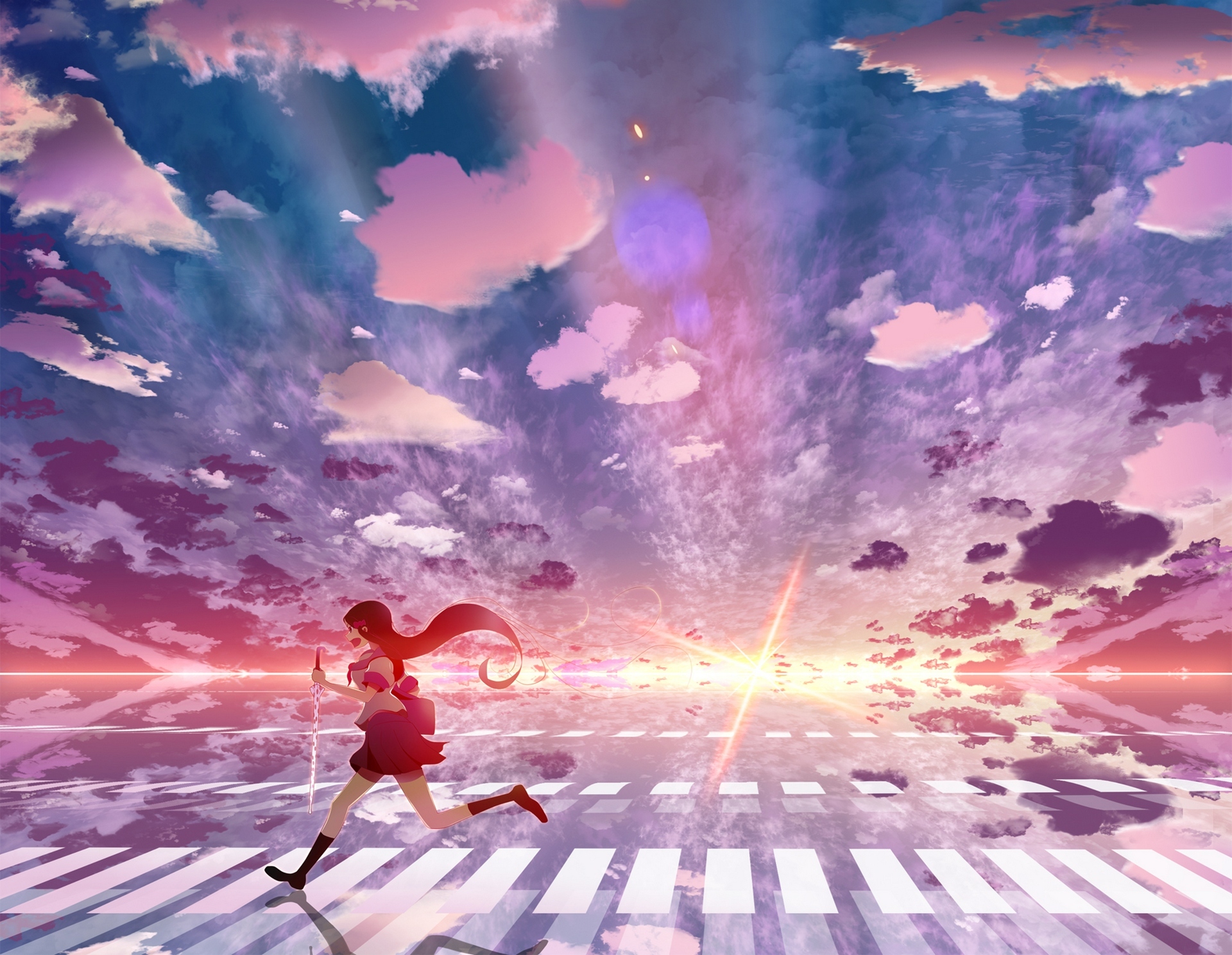 Back Side Of The Backlight Manga Anime Original HD Wallpaper by スカイQ