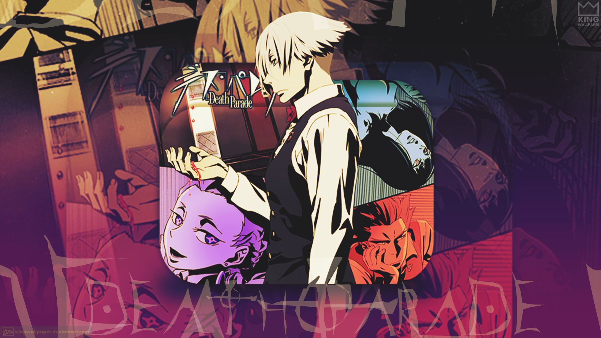 Death Parade Anime Characters Paint By Numbers - Paint By Numbers