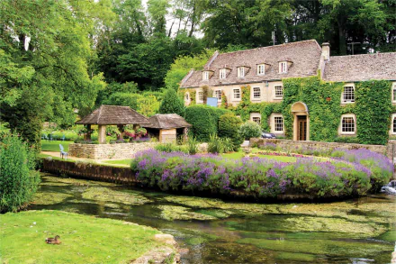 man made cottage HD Desktop Wallpaper | Background Image