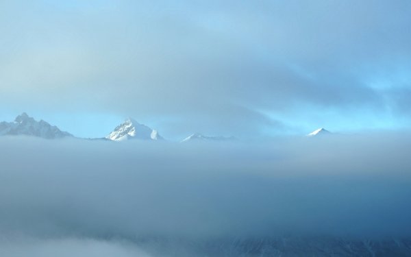 Earth Fog Nature Mountain Alaska HD Wallpaper | Background Image