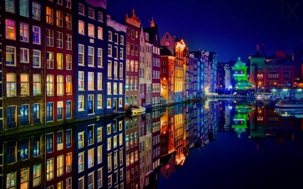 Man Made Amsterdam Cities Netherlands HD Wallpaper | Background Image