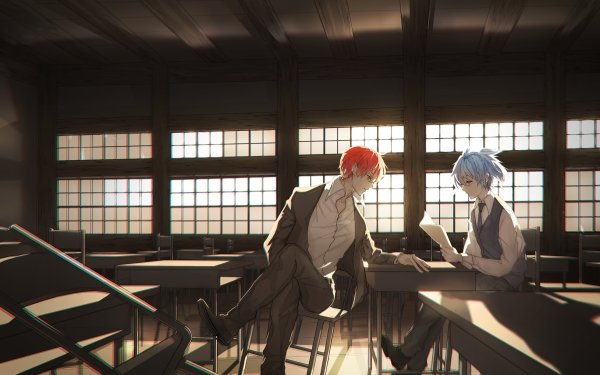 Anime Assassination Classroom Karma Akabane Nagisa Shiota HD Wallpaper | Background Image