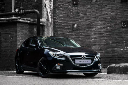 black car Mazda vehicle Mazda 3 HD Desktop Wallpaper | Background Image
