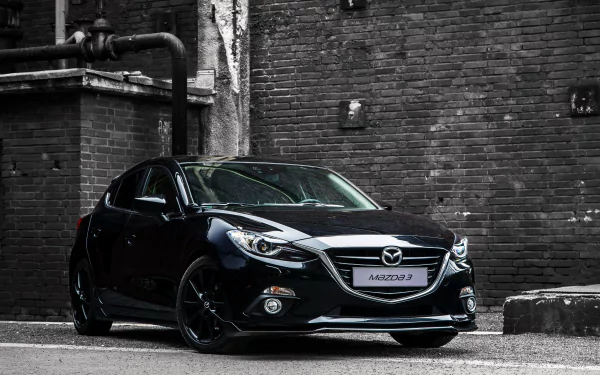 black car Mazda vehicle Mazda 3 HD Desktop Wallpaper | Background Image