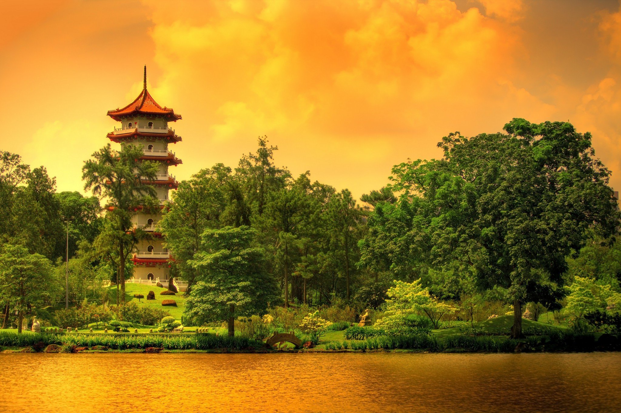 Religious Pagoda HD Wallpaper | Background Image