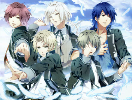Akito Shukuri Kakeru Yuiga Senri Ichinose Heishi Otomaru Sakuya Nijou Anime Norn9: Norn + Nonette HD Desktop Wallpaper | Background Image