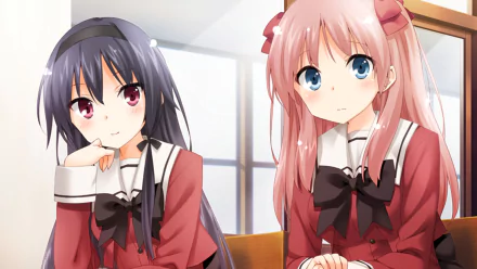 Anime A Kiss For The Petals - Remembering How We Met HD Desktop Wallpaper | Background Image
