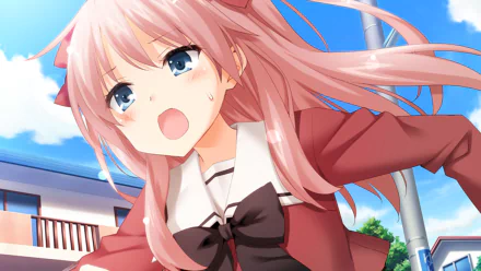 Anime A Kiss For The Petals - Remembering How We Met HD Desktop Wallpaper | Background Image