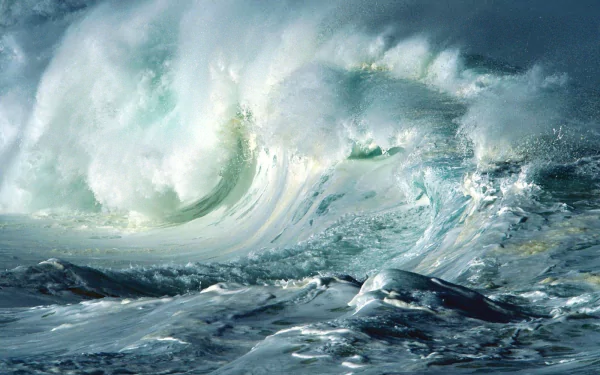 foam nature wave HD Desktop Wallpaper | Background Image