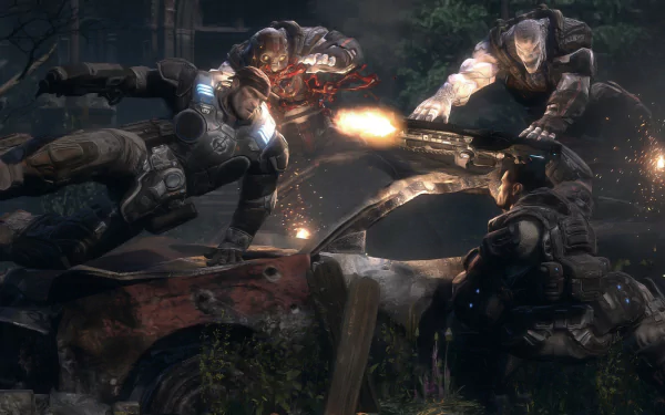 video game Gears Of War 2 HD Desktop Wallpaper | Background Image