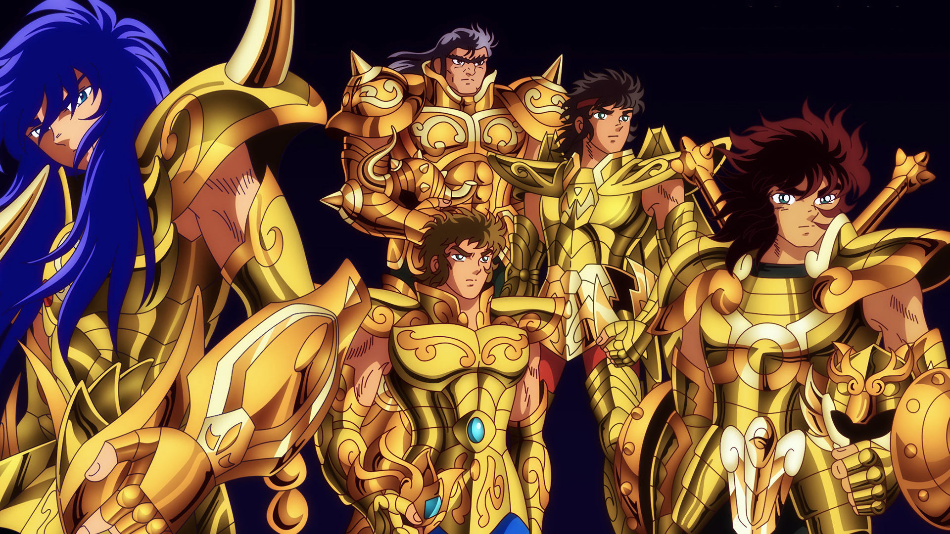 gold saints saint seiya lost canvas