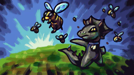 video game A Wizard's Lizard HD Desktop Wallpaper | Background Image