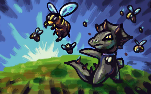 video game A Wizard's Lizard HD Desktop Wallpaper | Background Image