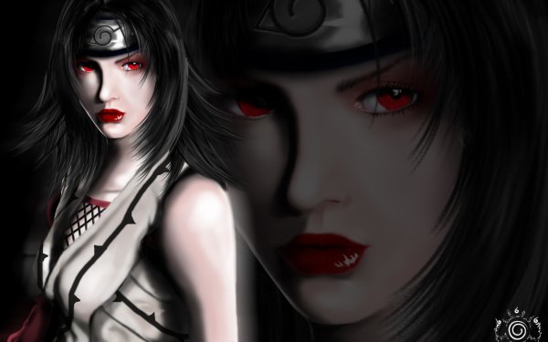 Anime Naruto Red Eyes Black Hair Kurenai Yūhi HD Wallpaper | Background Image