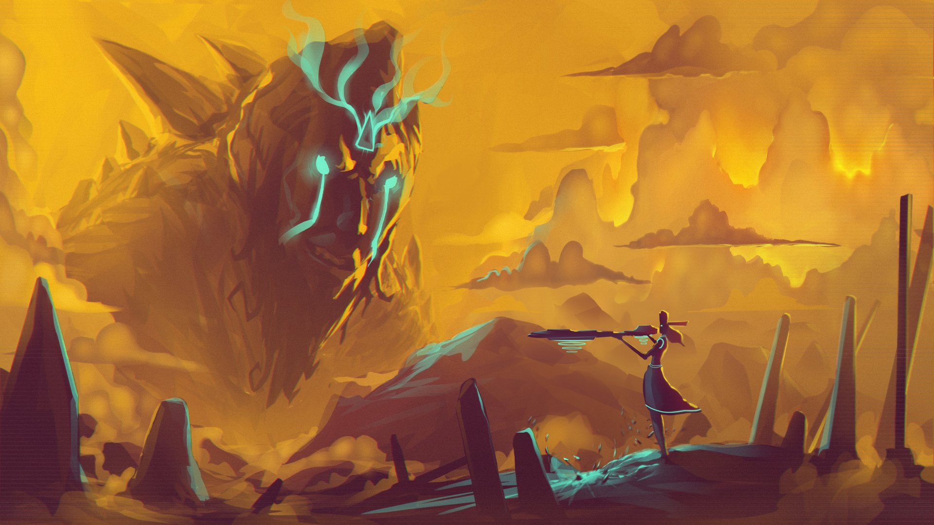 Download Fantasy Gods 4k Ultra HD Wallpaper by Pontus Ullbors