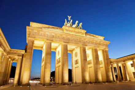 Berlin monument Germany man made Brandenburg Gate HD Desktop Wallpaper | Background Image