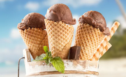 mint summer chocolate food ice cream HD Desktop Wallpaper | Background Image