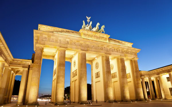 Berlin monument Germany man made Brandenburg Gate HD Desktop Wallpaper | Background Image
