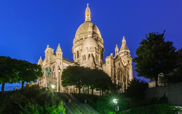 France Paris Basilica monument religious Sacré-Cœur HD Desktop Wallpaper | Background Image