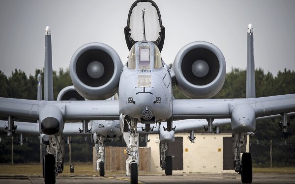 Military Fairchild Republic A-10 Thunderbolt II Jet Fighters Warplane Aircraft HD Wallpaper | Background Image
