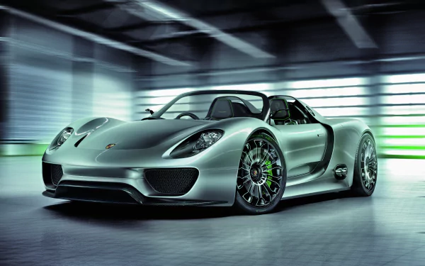silver car supercar car Porsche vehicle Porsche 918 Spyder HD Desktop Wallpaper | Background Image