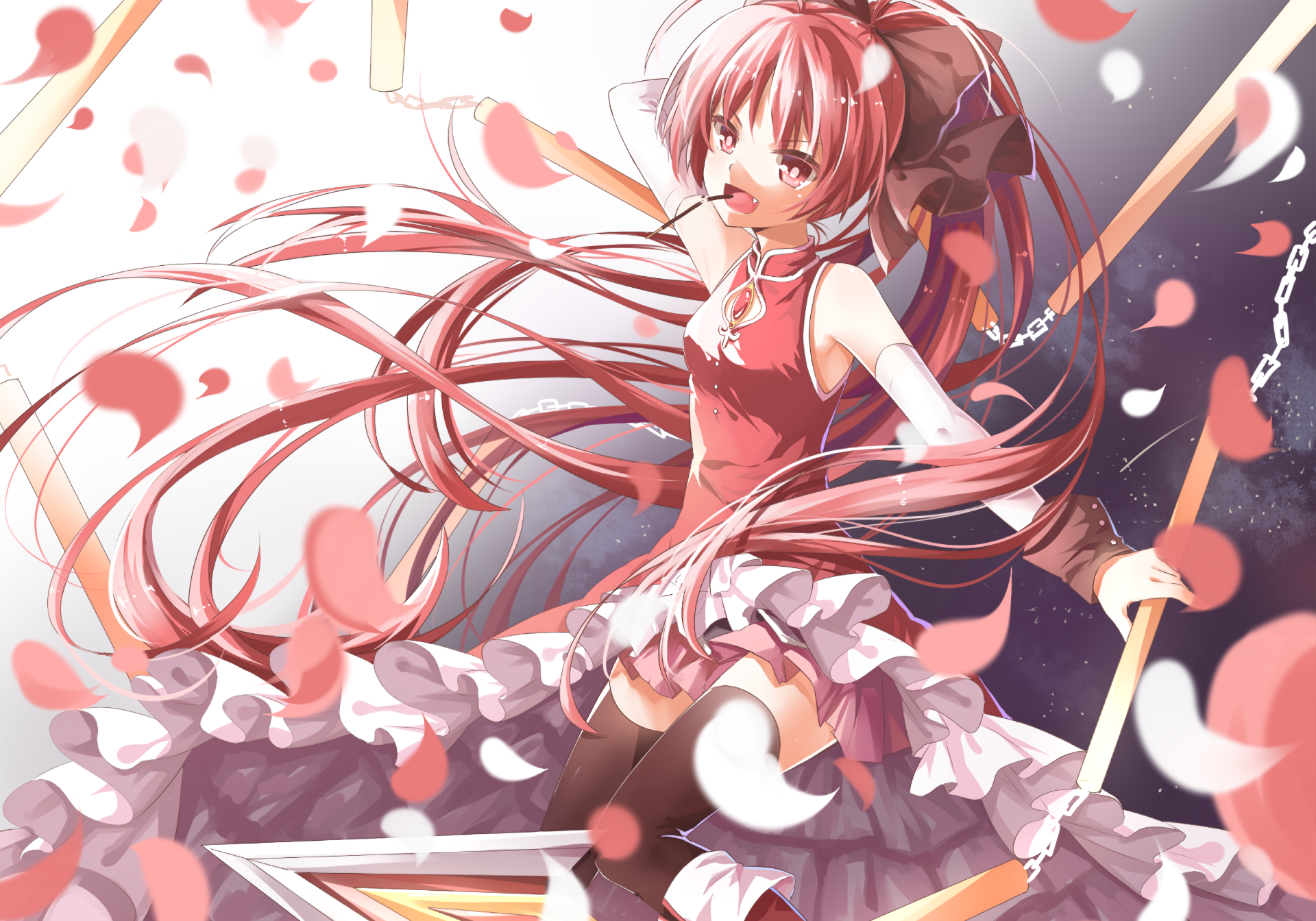 Download Kyōko Sakura Anime Puella Magi Madoka Magica HD Wallpaper by Poppy