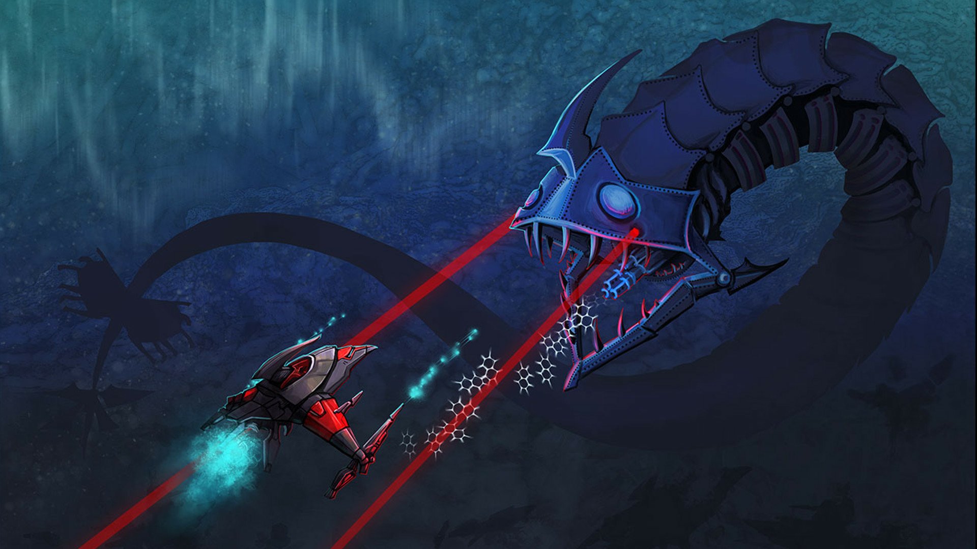 Download Sea Monster Creature Video Game Darius Twin HD Wallpaper