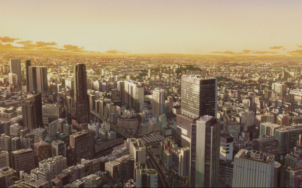 Anime The Boy and the Beast City Tokyo Bakemono no Ko HD Wallpaper | Background Image