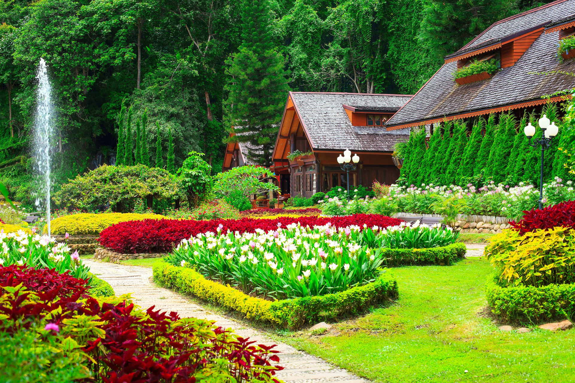 Beautiful Flower Garden Hd Wallpaper | Best Flower Site