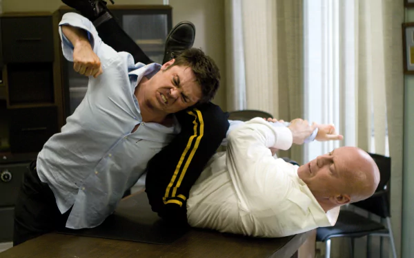 Karl Urban William Cooper Bruce Willis Frank Moses movie red HD Desktop Wallpaper | Background Image