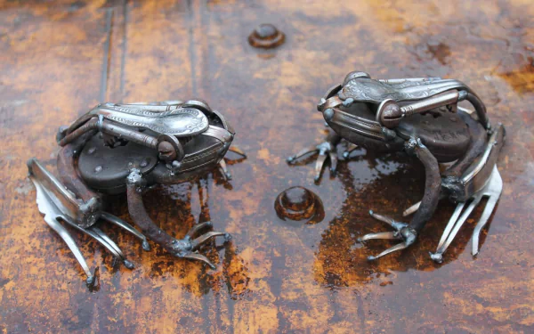  scrap metal art by John Brown