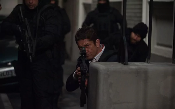 Gerard Butler Mike Banning movie London Has Fallen HD Desktop Wallpaper | Background Image